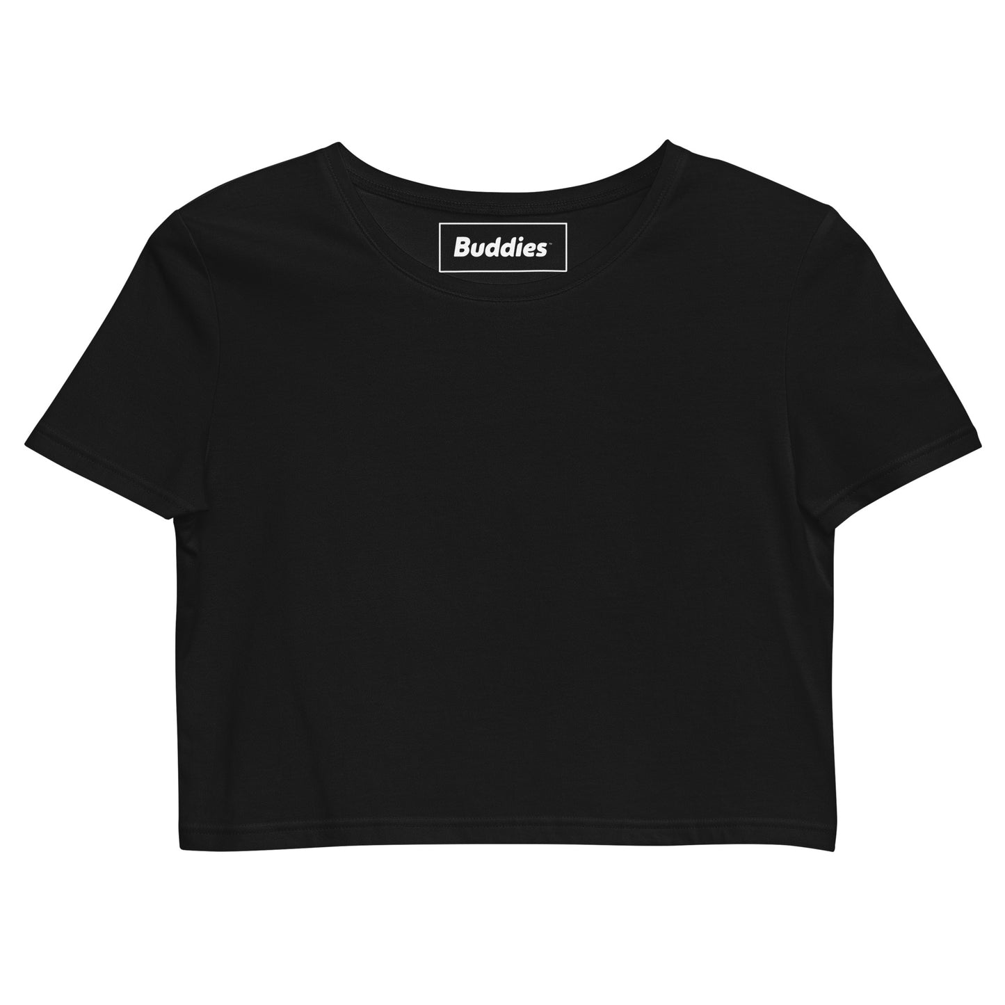 Embroidered Logo Organic Crop Top
