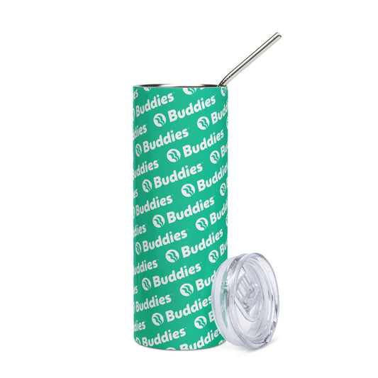 Green All Over Print Stainless steel tumbler