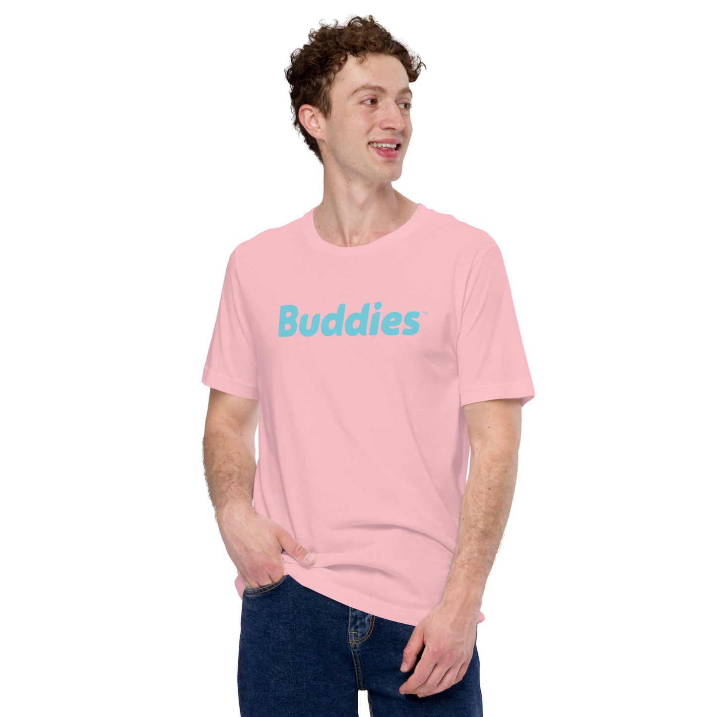 Buddies Unisex t-shirt in Pink
