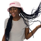 Logo Terrycloth Bucket Hat in Pink